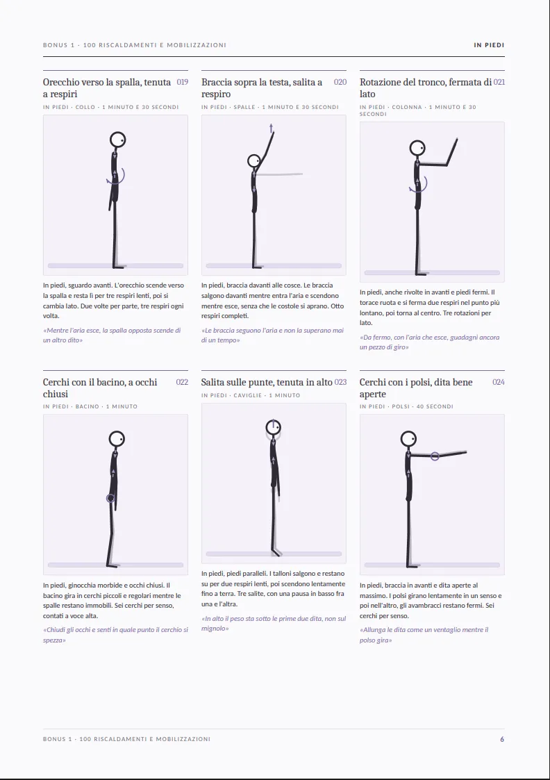 Pagina reale del MasterPack Pilates Pro 3